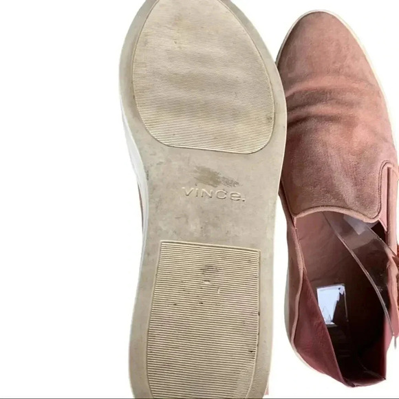 Vince suede pink slip on sneaker size 8 - Picture 7 of 9